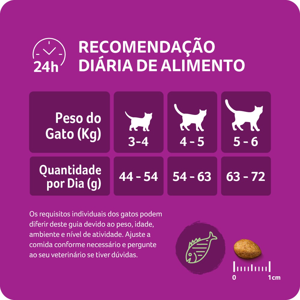 Ração Seca para Gatos Adultos WHISKAS® Melhor Por Natureza Salmão - 5