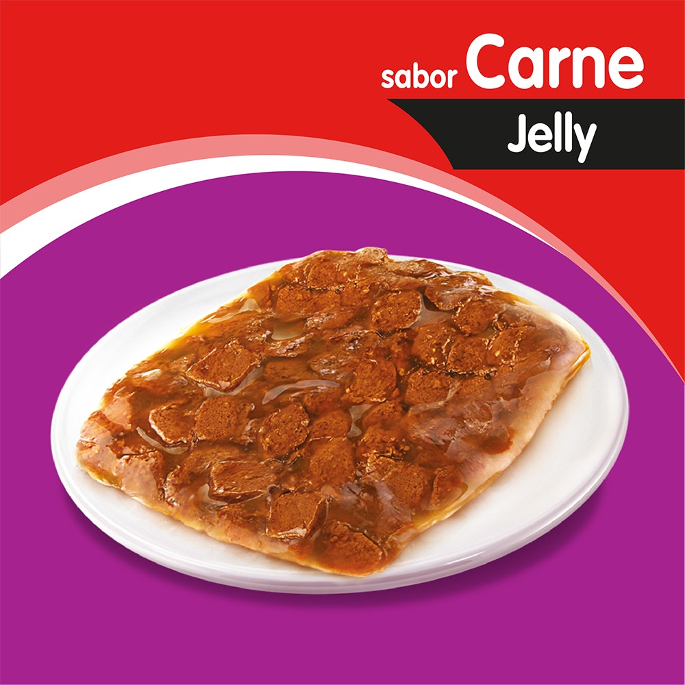 Ração Úmida para Gatos Sênior WHISKAS® Sachê Carne ao Jelly - 3