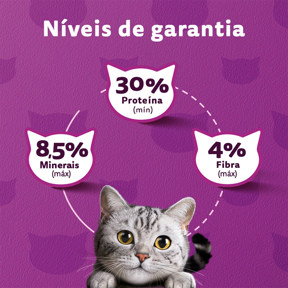 Ração Seca para Gatos Adultos WHISKAS® Frango - 5